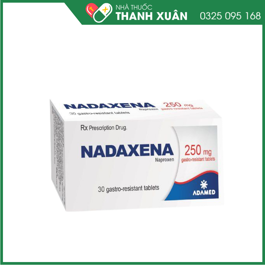 Nadaxena 250mg giảm triệu chứng đau và viêm khớp mạn tính